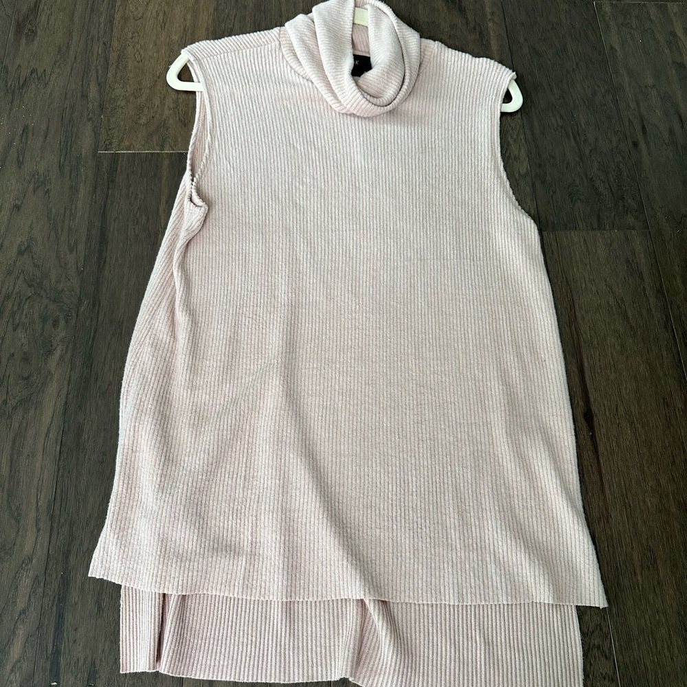 Blush Turtle Neck Tank Top